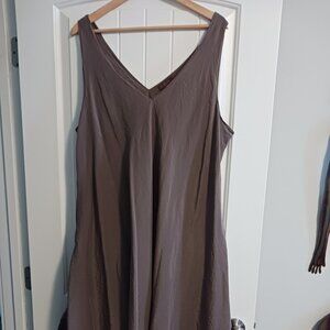 CP Shades Brown Silk Dress - NWOT